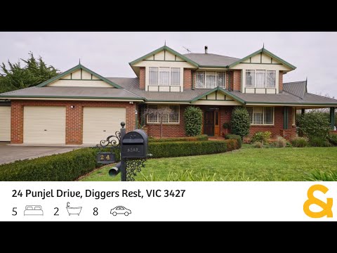 24 Punjel Drive, Diggers Rest, VIC 3427, 5 ਕਮਰੇ, 2 ਬਾਥਰੂਮ, House