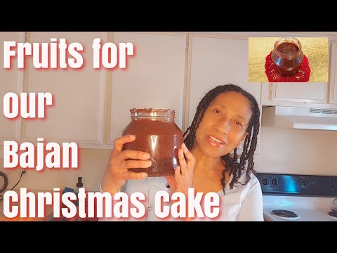 Preparing my Fruits for Barbados (Bajan) Christmas/Great/Black Cake