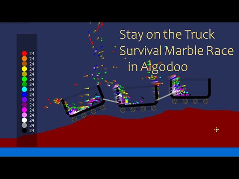 Crazy Truck Driver -  Escape game in Marble Race -- Survival Marble Race in Algodoo