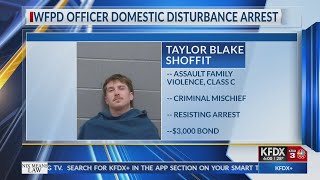 Wichita Falls police officer on leave after domestic violence arrest