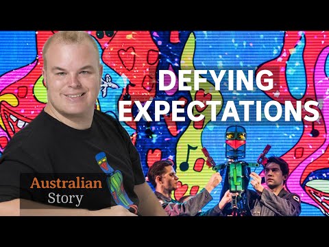 How Tim Sharp created a ‘double shot of happiness’ with Laser Beak Man | Australian Story