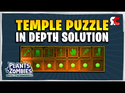 Giddy Park Temple Puzzle Solution (in-depth) | Plants Vs Zombies: Battle for Neighborville