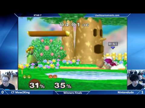 KTAR 7 - CT Mew2King vs Nintendude - Winners Semis - SSBM