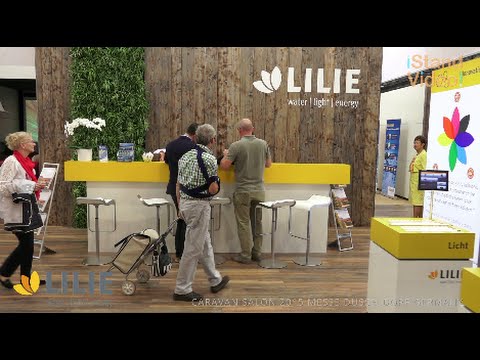 Video stand LILIE CARAVAN SALON 2015 MESSE DÜSSELDORF iStandVideo