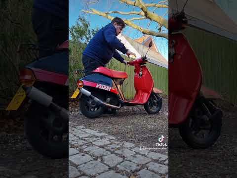 Thumbnail for Honda Vision NE50 2 Stroke 2T 50cc Very Cold Start Moped Scooter Vintage Japanese Import Shorts Fyp by Honda Vision