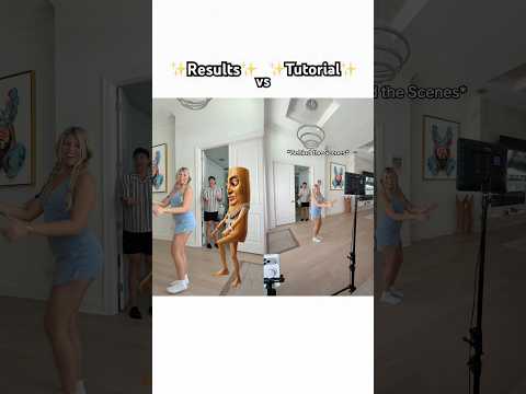 ✨Results✨ vs ✨Tutorial✨ #challenge #couple #shorts #dance