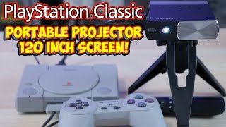Portable Gaming Projector For Playstation Classic & More! Vamvo Ultra Mini Review!