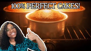 How to bake a cake PERFECTLY with an electric oven. #bakingtips #howtobakeacake
