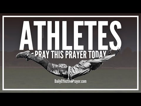 Prayer For Athletes | Sports Athletes Working Out Training Prayer Video
