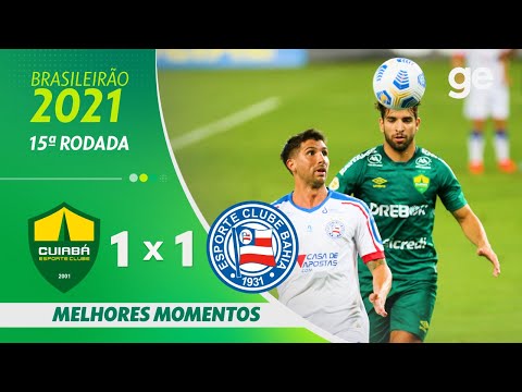 Gols e lances de Cuiabá x Bahia