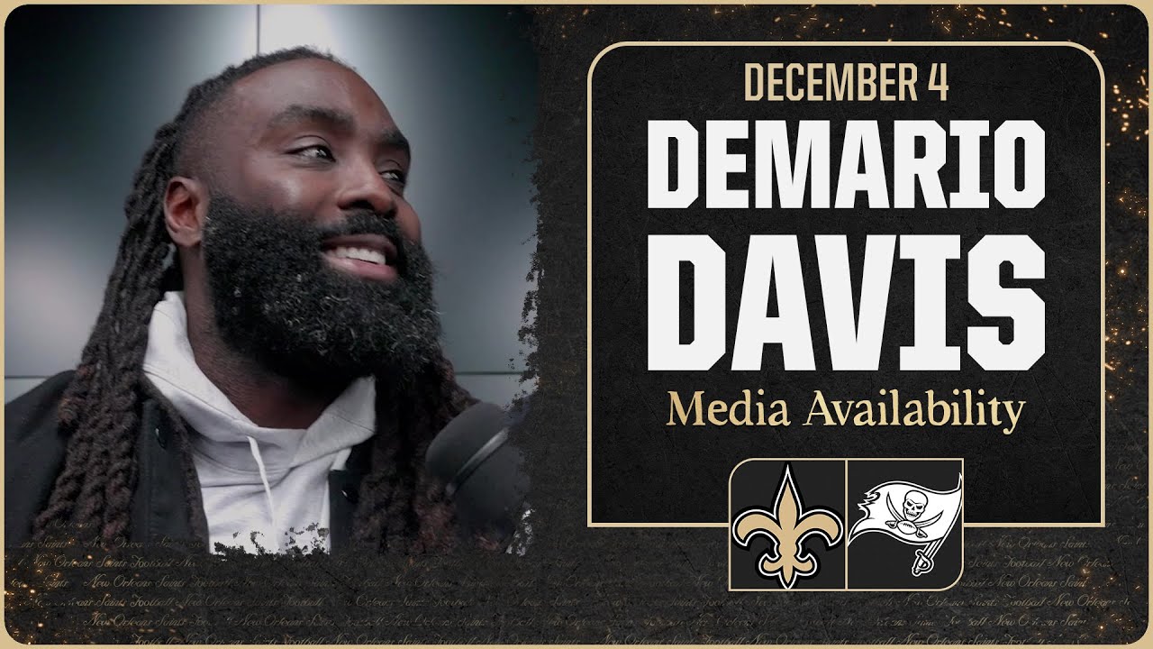 Demario Davis on selection as Saints' Walter Payton Man of the Year | Saints vs. Buccaneers Week 14