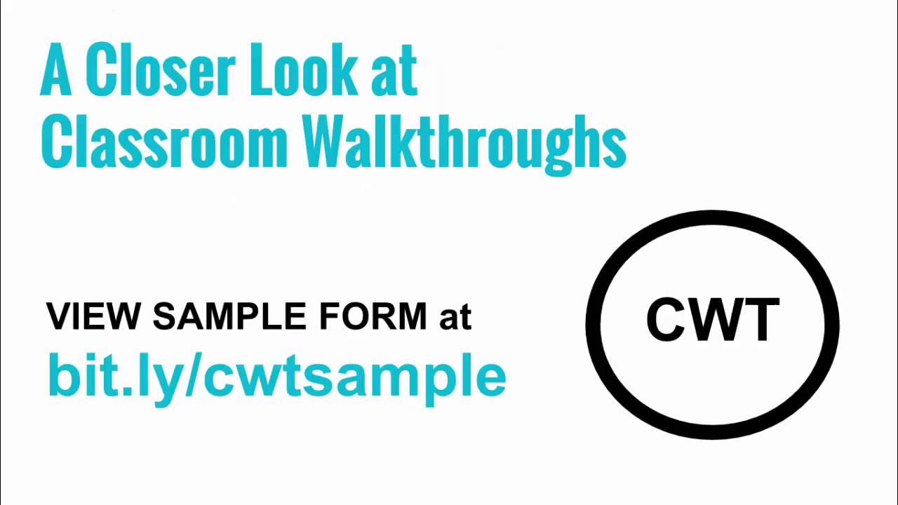 Classroom Walkthrough