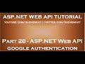 ASP NET Web API google authentication ASP NET Web API google authentication