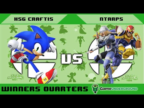 Sm4sh @ GU (Winner's Quarters): HSG Craftis (Sonic) vs NTarps (Sheik/C. Falcon)