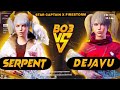 SERPENT vs DEJAVU | BEST FOR THREE | @STAR-Captain x FIRESTROM | #pubgmobile #tdm #1v1 |