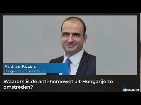 Uitgelicht 2 juli 2021 - Andras Kocsis (Hongaarse ambassadeur) over de anti-homowet in zijn land