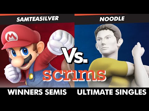 Scrims Showdown 37 Winners Semis - SamteaSilver (Mario) Vs. NOODLE (Wii Fit Trainer) SSBU Ultimate