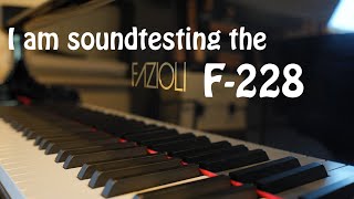 Video thumbnail for Soundtest Fazioli F-228 (2022) in Netherlands - Melker Stendahl by Melker Stendahl