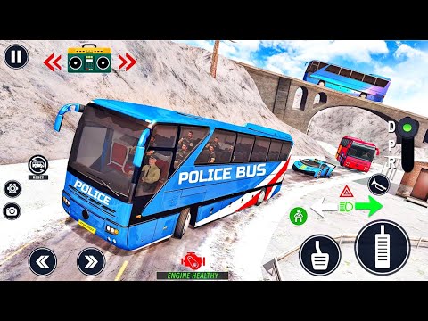 Police Bus US Cops City Coach Gameplay Android 2024