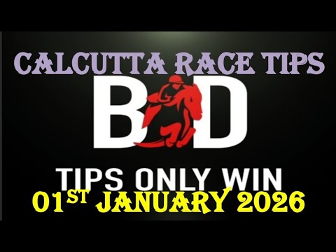 CALCUTTA RACE TIPS | 01/01/2026 | KOLKATA RACE TIPS | CALCUTTA RACES | HORSE RACING | (@TIPSONLYWIN)