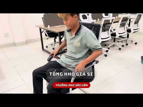 Ghế Văn Phòng Chân Quỳ Nhún Lưng Cao - GQ6