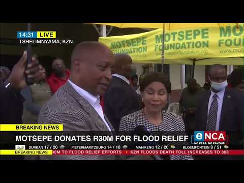 Patrice Motsepe donates R30 million for flood relief