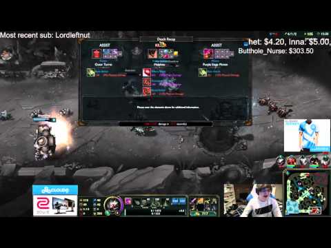 C9 Meteos Gragas 1v3 Under Turret Sneaky's pov