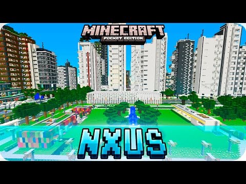 Minecraft PE Maps - Modern NXUS City Map with Download - iOS & Android 1.0 / 1.0.0