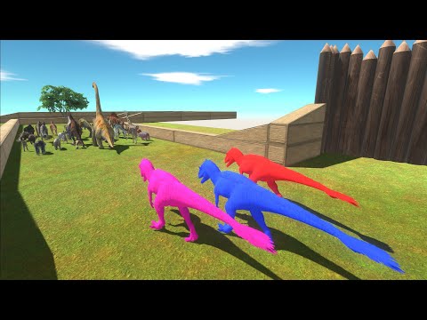 Escape from Neon Yutyrannus - Animal Revolt Battle Simulator