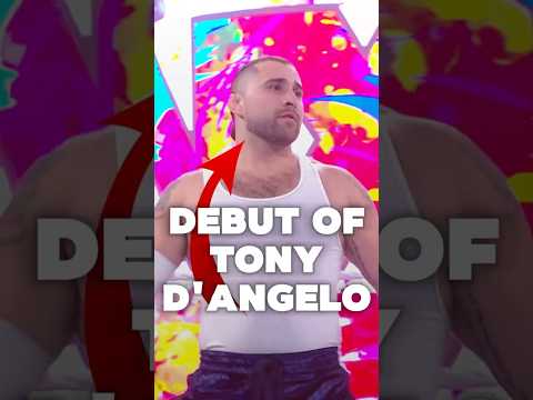 Tony D'Angelo's WWE Debut #wwe #wrestling #shorts
