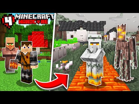 I Built a Creaking Village in Minecraft Hardcore…