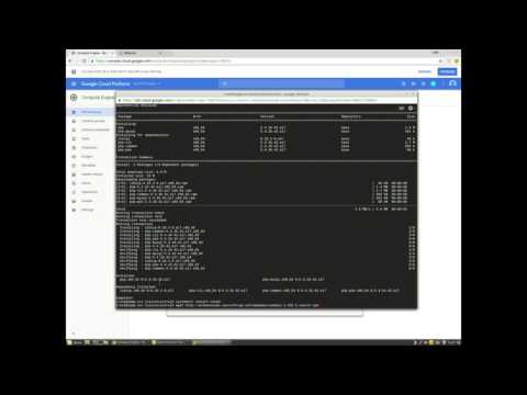 Google Cloud Computing - LAMP server demo