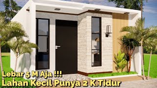 Rumah Di Lahan Kecil Lebar Cuma 5 Meter Tapi Punya 2 Kamar Tidur