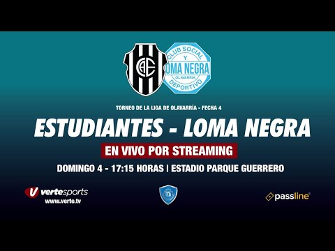 Estudiantes 4 vs. Loma Negra 0 - Torneo de la Liga de Olavarría - Fecha 4
