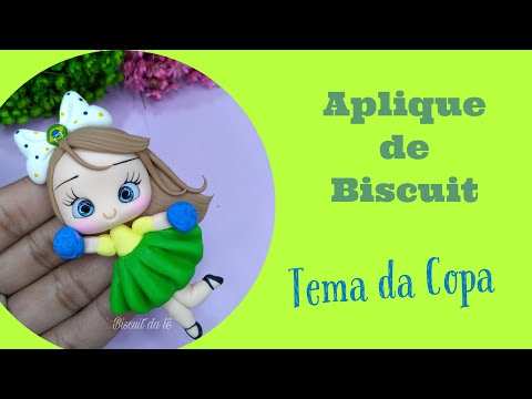 Aplique de biscuit da Copa  #biscuitpassoapasso #apliquedebiscuit #biscuit #clays