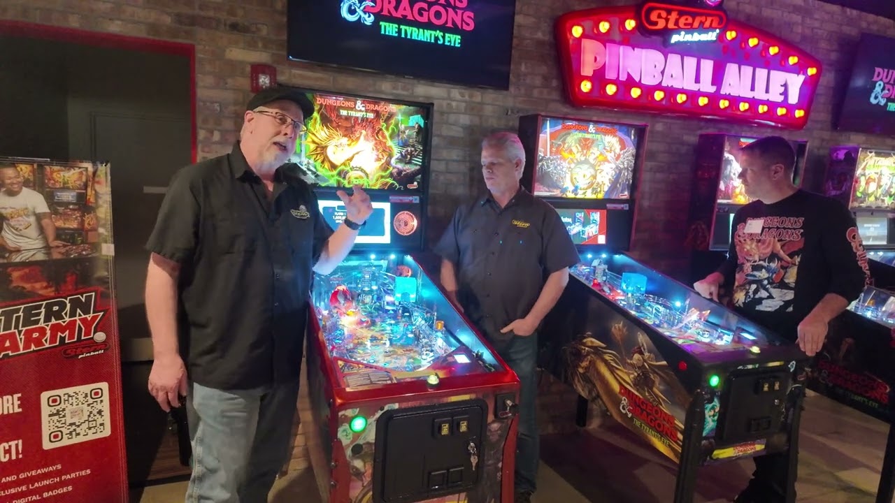 Stern Factory Visit- Dungeons & Dragons Designers Preso Part 1/2