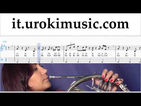 Corso di Corno Super Mario Bros - Theme Tablature Tab um-a276