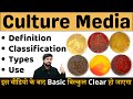 Culture Media And Its Types In Microbiology कल्चर मीडिया क्या है