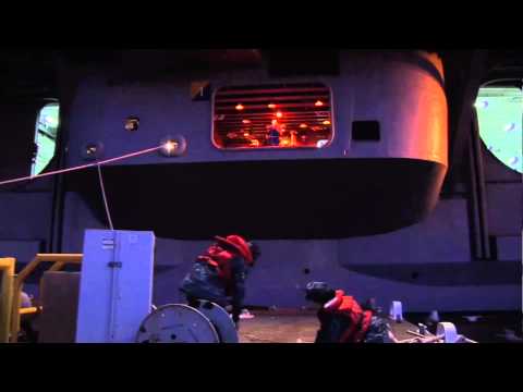 USS George H.W. Bush (CVN 77) departs on maiden voyage