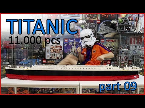 LEGO MOC TITANIC 2,4 m long - 11.000 pcs - Part 09 - Lego Speed Build