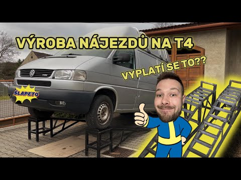 DIY | Výroba nájezdů na T4 [VW T4, nájezdy na auto] | Z rubriky "udělej si sám"