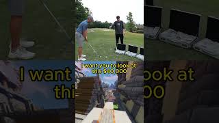 Hole in one for 40000$  #mrbeastclips #mrbeastshorts #shortvideo #mrbeast #golf