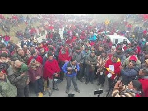 🔴 #ATENCIÓN | sector charicando de Canton Alausí Provincia de Chimborazo, sobre el PARO NACIONAL