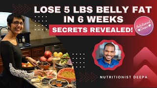 Lose 5 lbs In 6 Weeks: Jeff A. Smith's Inspiring Belly Fat Journey! | NutritionistDeepa.com