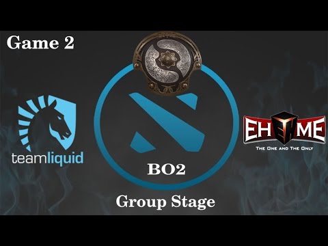 Liquid vs EHOME Highlights Game 2, TI 6 Group B