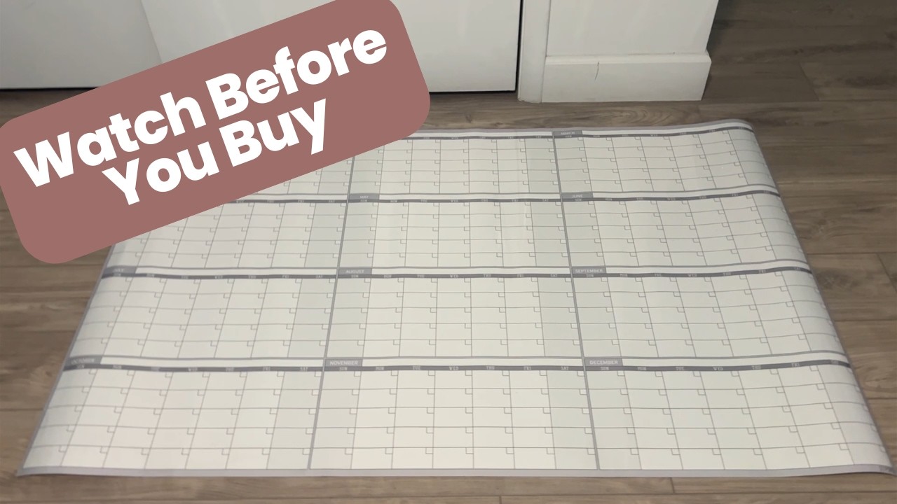 Honest Review: Large Dry Erase Wall Calendar - 60“ x 38