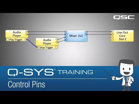 Q-SYS Training:Control Overview - Control Pins