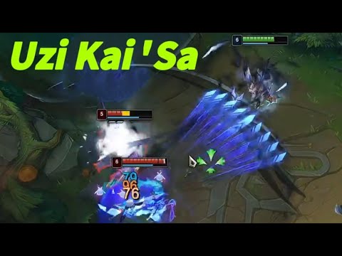 UZI KAI'SA VS ASHE , HIS KAI'SA IS SO CLEAN!