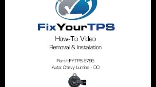 How To Change a Throttle Position Sensor - OEM Part # 17123852 | FYTPS-06795