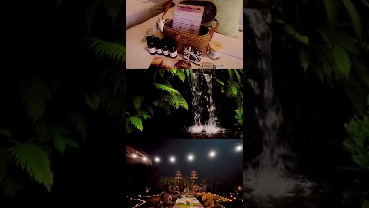 Day 1 in Bali ☀️ - Flower baths, massages and Traditional Balinese dinner.